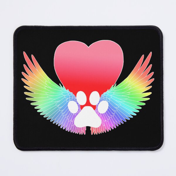 Item preview, Rainbow Bridge Guardian Angel Pawprint  designed and sold by Deborah Camp.