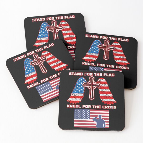 Item preview, I Stand For The Flag And Kneel For The Fallen designed and sold by WoodburyLake.