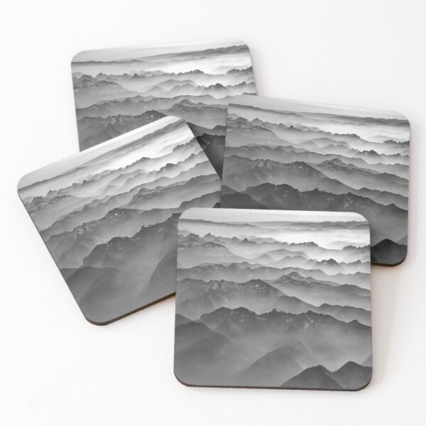 Item preview, Abstract Mountainous Forest Photography - Grey Addition  designed and sold by Tjokko-chan.