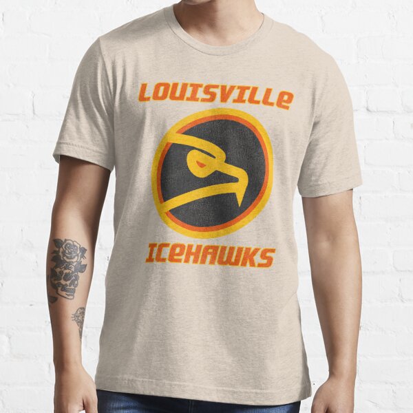 Louisville IceHawks T-Shirt (premium Tall 60/40) Heather Cream / 2XL