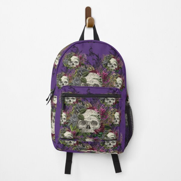 Item preview, Skulls for Halloween in Purple designed and sold by KVDcreations.