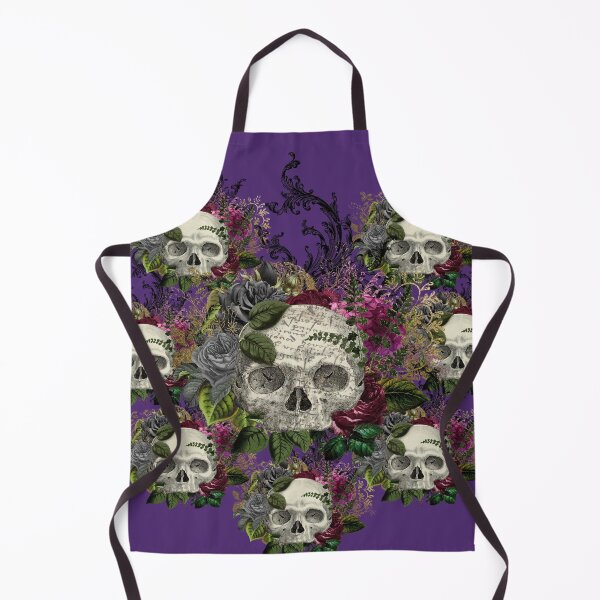 Item preview, Skulls for Halloween in Purple designed and sold by KVDcreations.