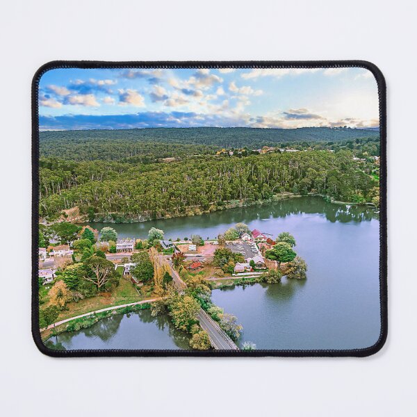 Item preview, Daylesford Aerial View - Lake Daylesford - Sunset designed and sold by Bendigo Aerial.