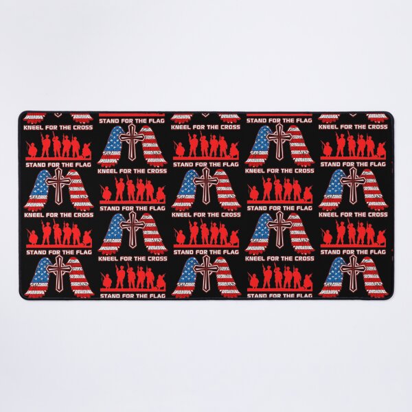 Item preview, I Stand For The Flag And Kneel For The Cross  designed and sold by WoodburyLake.