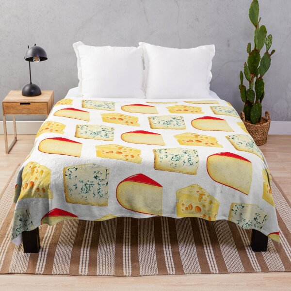 Item preview, Cheese Pattern - White designed and sold by Kelly  Gilleran.