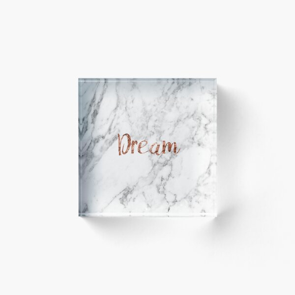 Item preview, Rose gold on marble dream designed and sold by peggieprints.