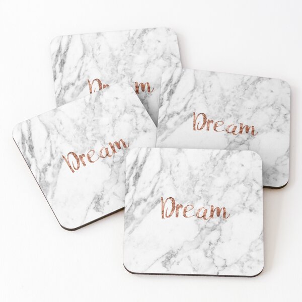 Item preview, Rose gold on marble dream designed and sold by peggieprints.