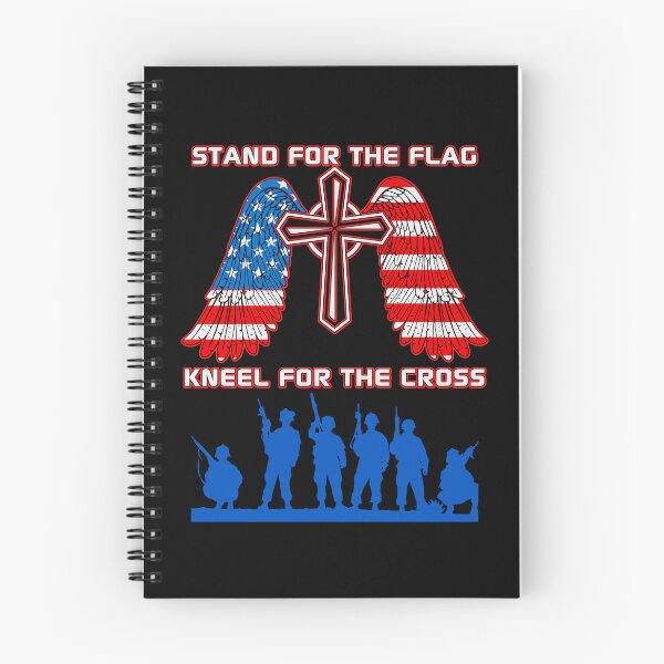Item preview, I Stand For The Flag And Kneel For The Cross  designed and sold by WoodburyLake.