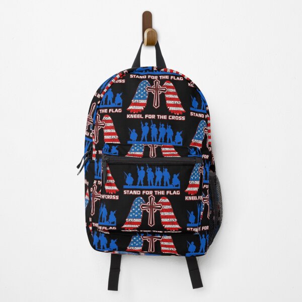 Item preview, I Stand For The Flag And Kneel For The Cross designed and sold by WoodburyLake.