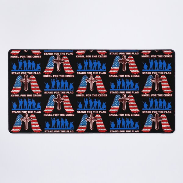 Item preview, I Stand For The Flag And Kneel For The Cross  designed and sold by WoodburyLake.