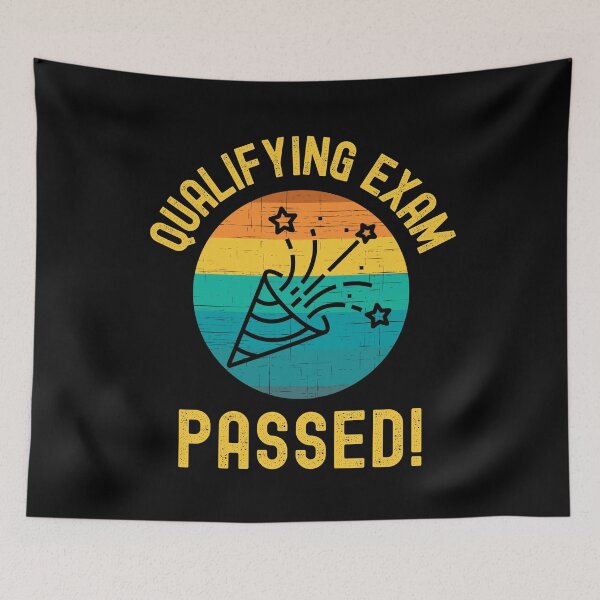 Item preview, Qualifying Exam Passed! - Doctor, Ph.D., Graduation, Dissertation, Preliminary Exam designed and sold by jadedscientist.