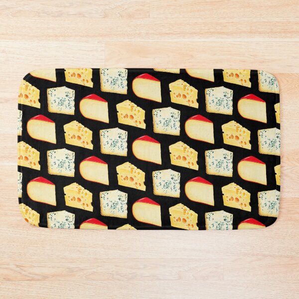Item preview, Cheese Pattern - Black designed and sold by Kelly  Gilleran.
