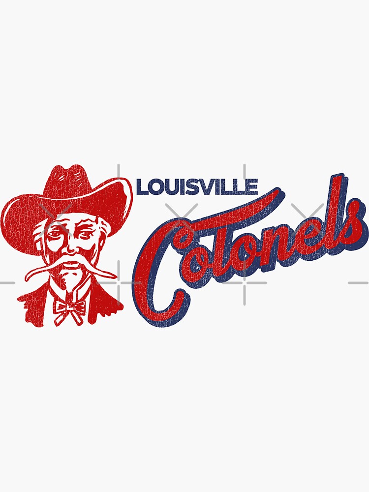 Louisville Colonels Retro Defunct Baseball Sticker for Sale by  TheBenchwarmer