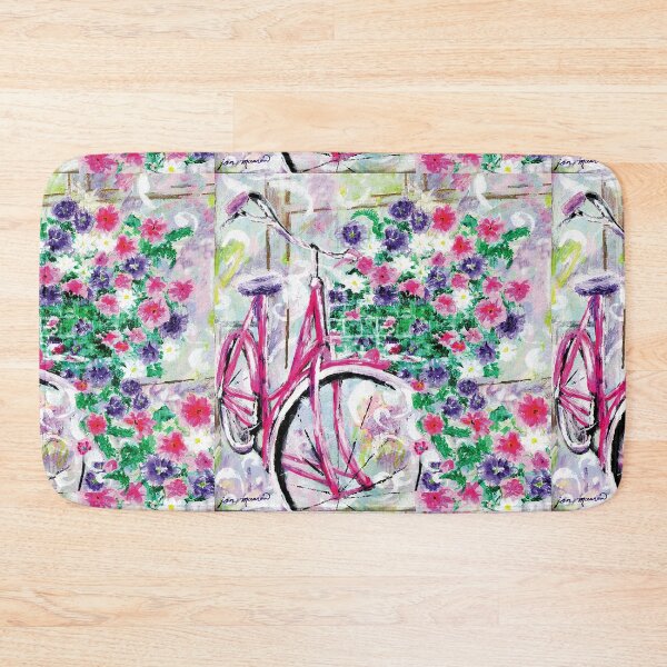 Item preview, Bicycle with flowers designed and sold by Jan Marvin Art Studio.