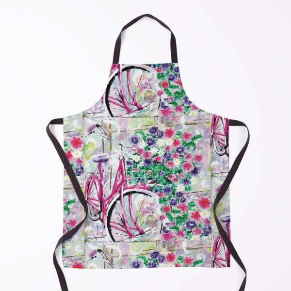 Item preview, Bicycle with flowers designed and sold by Jan Marvin Art Studio.
