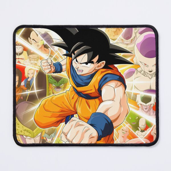 Mousepad Dragon Ball Goku HQ Saiyajin com apoio anime