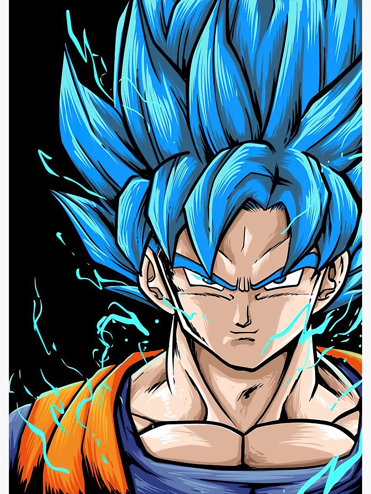 Dragon Ball Z - Son Goku Super Saiyan Blue | Photographic Print