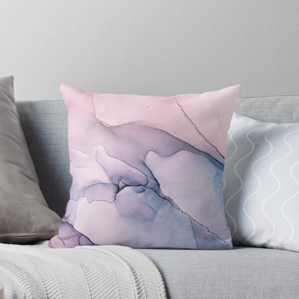 Item preview, Blush And Payne's Grey Flowing Abstract Painting, Modern Blush And Payne's Grey Flowing Abstract Feminine Art, Blush And Payne's Grey Watercolor, Ink Digital Watercolor Blush Pink Abstract designed and sold by Trendymotion.