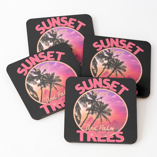 Item preview, SUNSET AND PALM TREES designed and sold by GAADesignz.