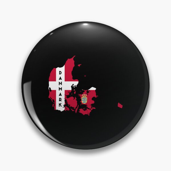 Item preview, Denmark flag & map  designed and sold by JosephSav85200.