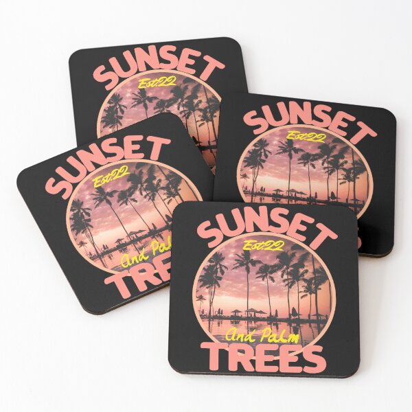Item preview, SUNSET AND PALM TREES designed and sold by GAADesignz.