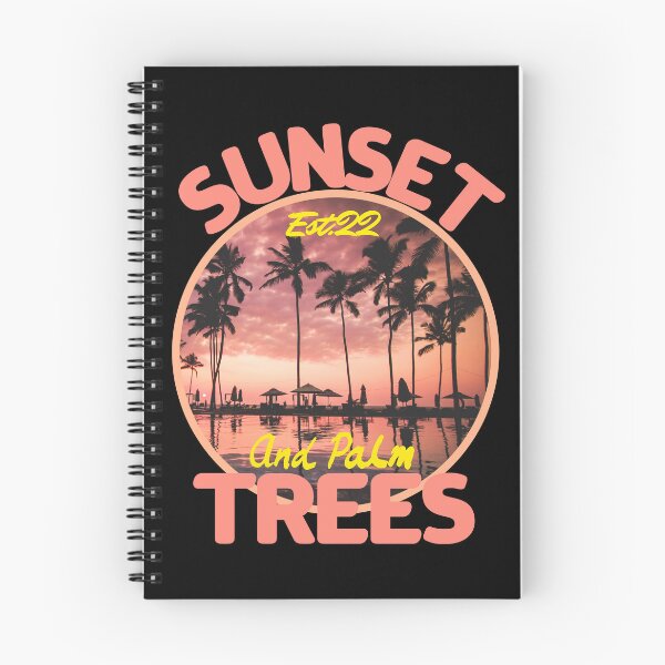 Item preview, SUNSET AND PALM TREES designed and sold by GAADesignz.