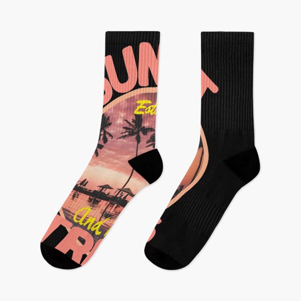 Item preview, SUNSET AND PALM TREES designed and sold by GAADesignz.