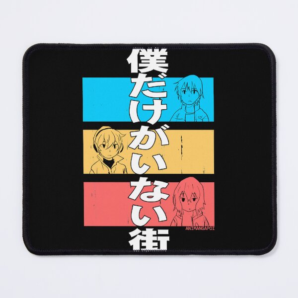 Item preview, erased anime characters blue satoru fujinuma red kayo hinazuki yellow kenya kobayashi bokumachi kanj designed and sold by AshtynWittkop.