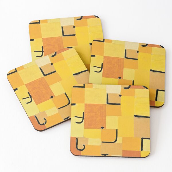 Item preview, Paul Klee's Characters In Yellow designed and sold by BossyCatHome.