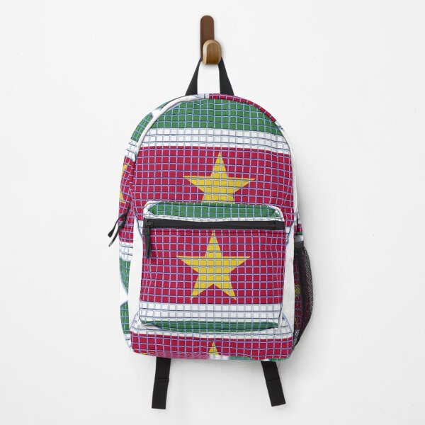 Item preview, Suriname Flag Rounded - Squares Pixel designed and sold by MoonElite.