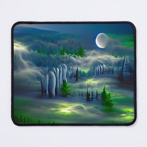 Item preview, Moon lit ghostly forest designed and sold by bradm50.