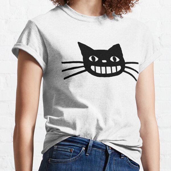 Mujer Sonriente En Blanco Negro T-shirt - Camiseta De Diseño