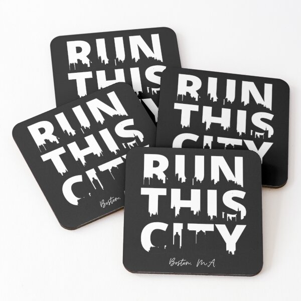 Item preview, Run This City Boston Ma Essential T-Shirt designed and sold by amberk1cira.