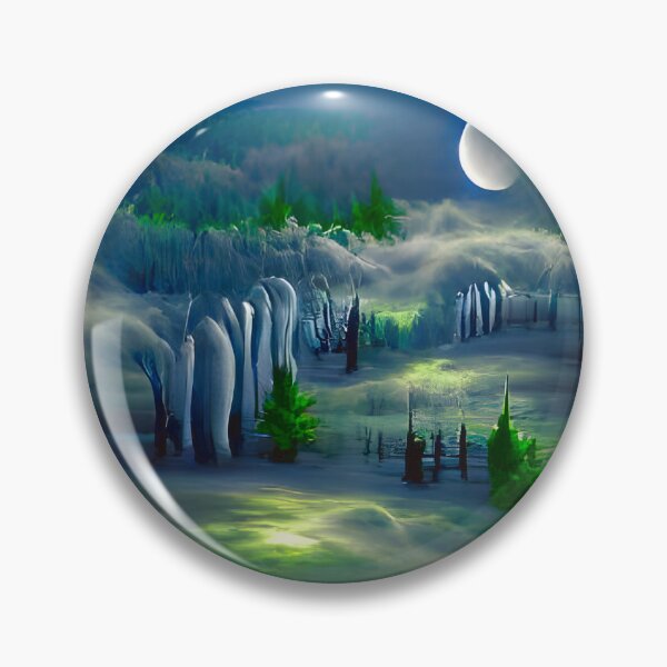 Item preview, Moon lit ghostly forest designed and sold by bradm50.