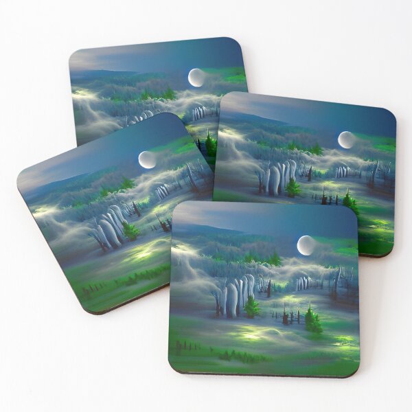 Item preview, Moon lit ghostly forest designed and sold by bradm50.