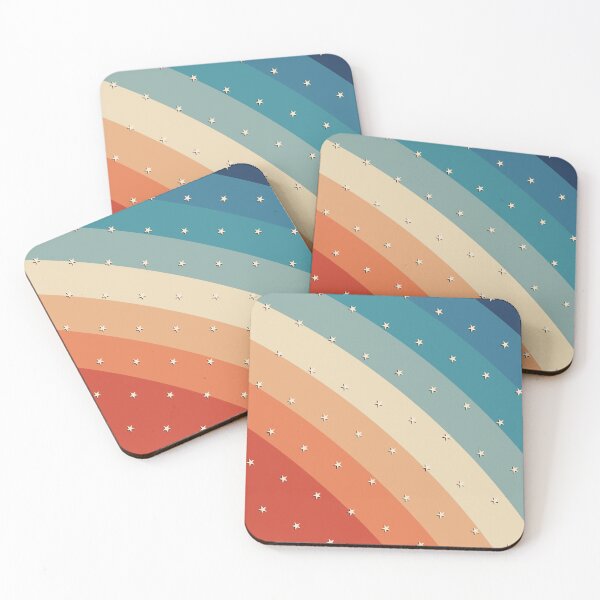 Item preview, 70s Style Retro Geometric Vintage Stars Pattern designed and sold by ind3finite.