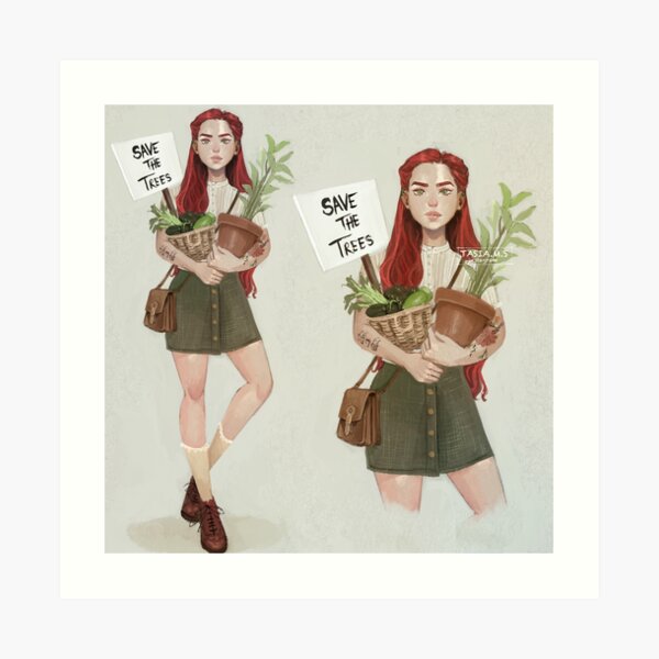 Plant mom Poison Ivy Art Print