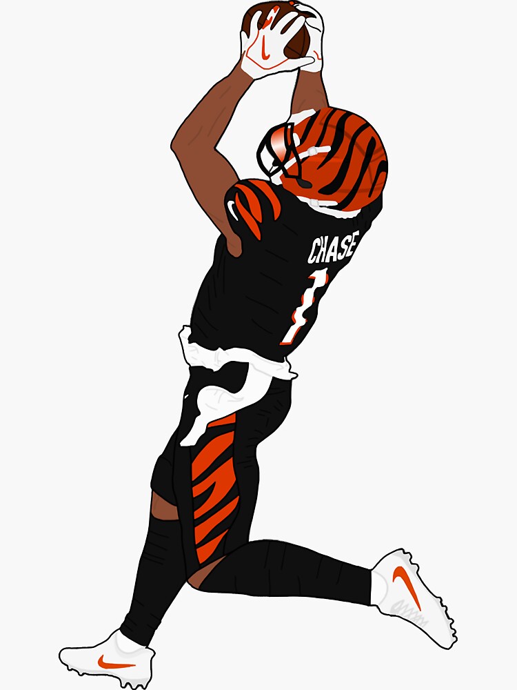 Ja'Marr Chase background/design  Bengals, Bengals football, Nfl football  art