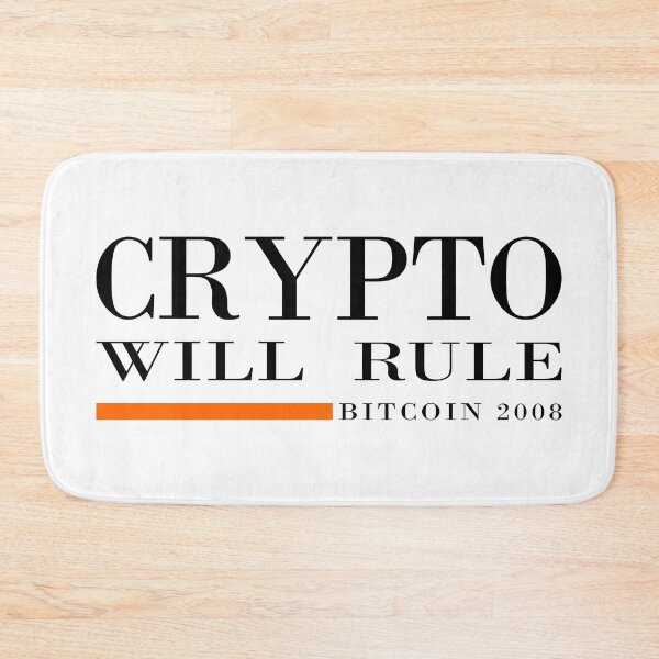 Item preview, Crypto Will Rule – Bitcoin 2008 - Clothing, Home, Gifts and Personal - Black Print – VisionsByKaren - VBK designed and sold by VisionsByKaren.