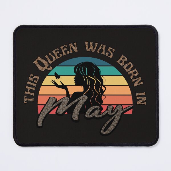 Item preview, This Queen Was Born In May | awsome gift for butterfly lover designed and sold by diixtarshop.