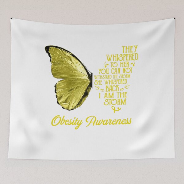 Item preview, Butterfly I Am The Storm Obesity Awareness designed and sold by whlrcheryl.
