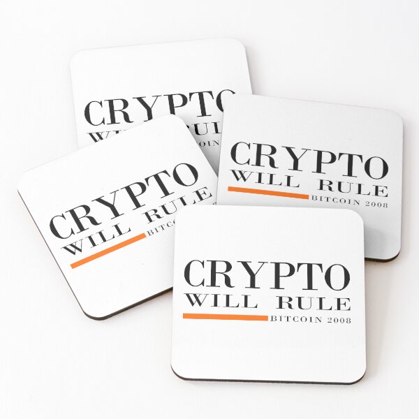 Item preview, Crypto Will Rule – Bitcoin 2008 - Clothing, Home, Gifts and Personal - Black Print – VisionsByKaren - VBK designed and sold by VisionsByKaren.