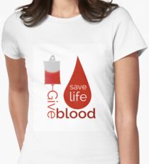 World Blood Donor Day Women's Fitted T-Shirt