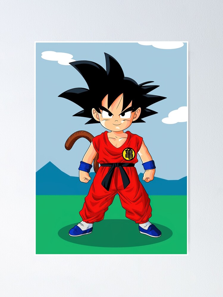 SON GOKU DRAGON BALL Z70.png Poster for Sale by LucioFriesq