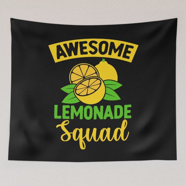 Item preview, Awesome Lemonade Squad, Lemon Juice Summer, Lemon Lover T-Shirt designed and sold by Blue-Rechard.