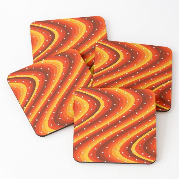Item preview, 70s Vintage Retro Stripes Stars designed and sold by ind3finite.