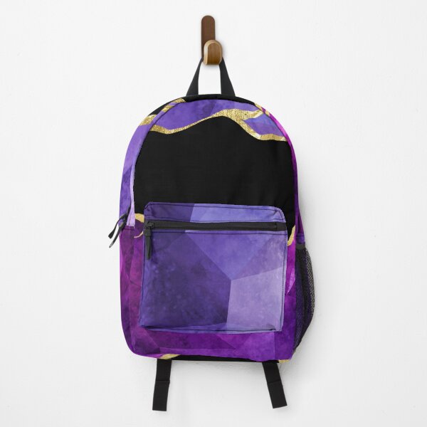 Item preview, Geometric blue and purple wth gold and black designed and sold by FGCART.