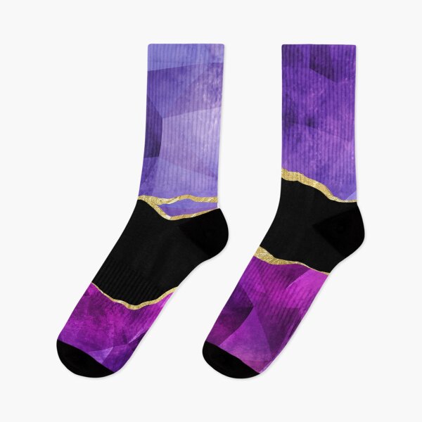 Item preview, Geometric blue and purple wth gold and black designed and sold by FGCART.