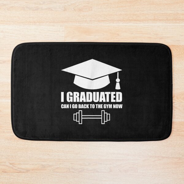 Item preview, I Graduated Can I Go Back To Gym Now Funny Graduation 2022 T-Shirt  designed and sold by Blue-Rechard.