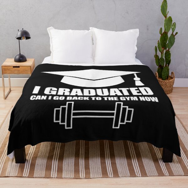 Item preview, I Graduated Can I Go Back To Gym Now Funny Graduation 2022 T-Shirt designed and sold by Blue-Rechard.